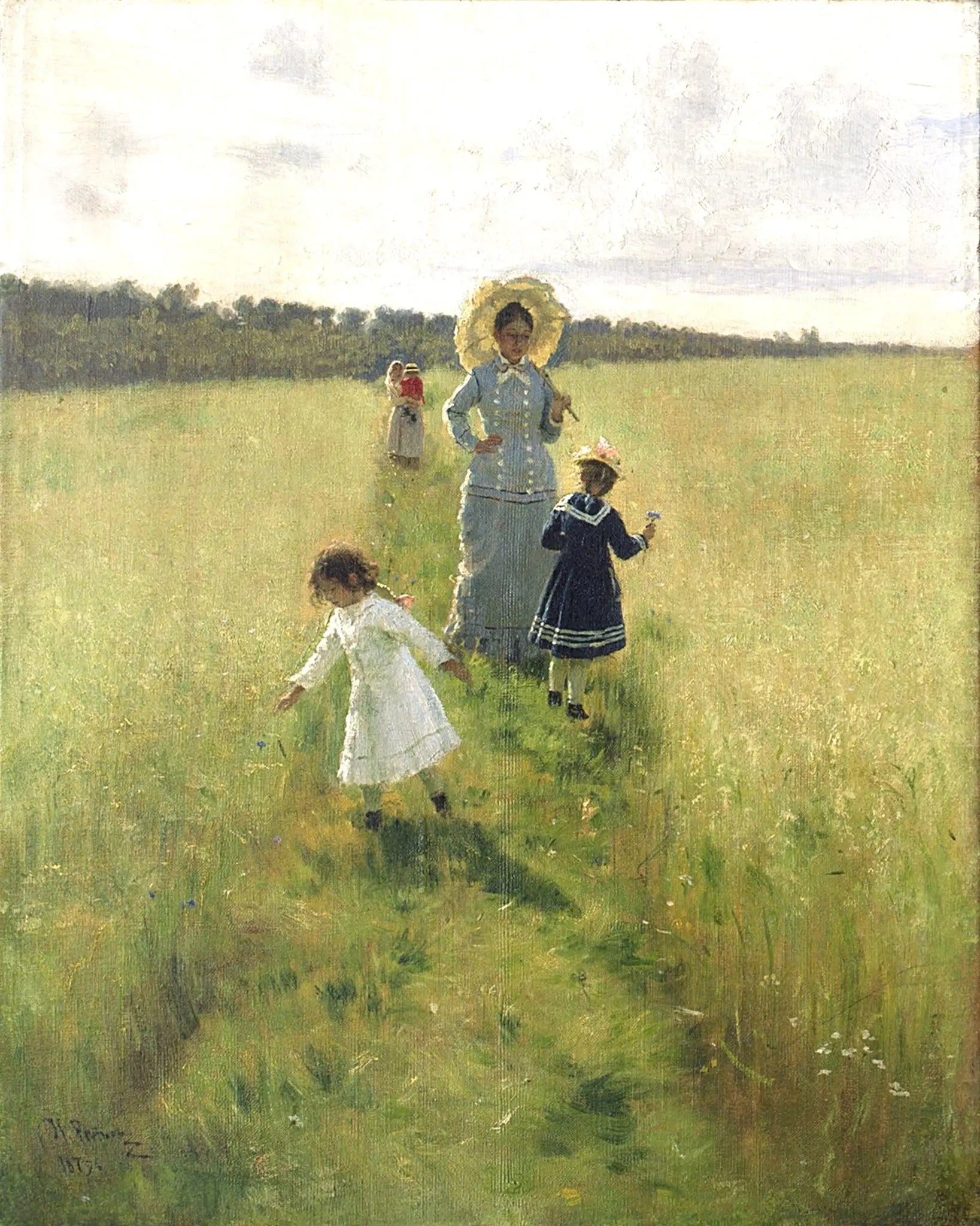 À la frontière - Ilya Repin image 1 reproduction artisanale de tableau