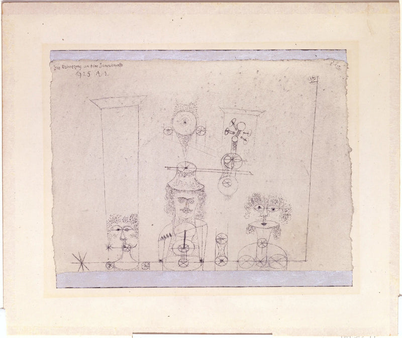 En memoria de un grupo completamente femenino - Paul Klee