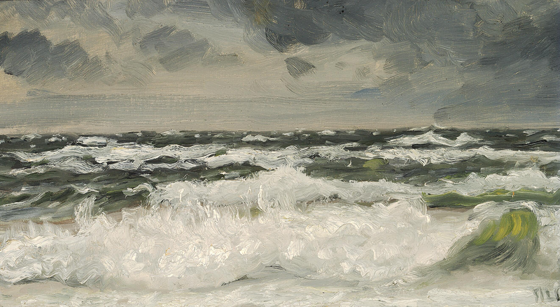 En la playa de Skagen. -Michael Peter Ancher