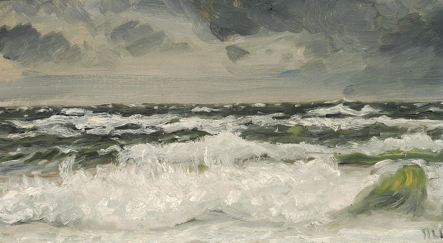 En la playa de Skagen. -Michael Peter Ancher