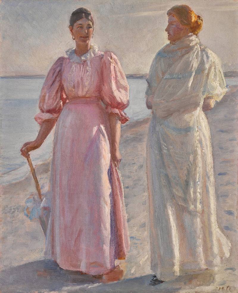 En la playa, Skagen. -Michael Peter Ancher