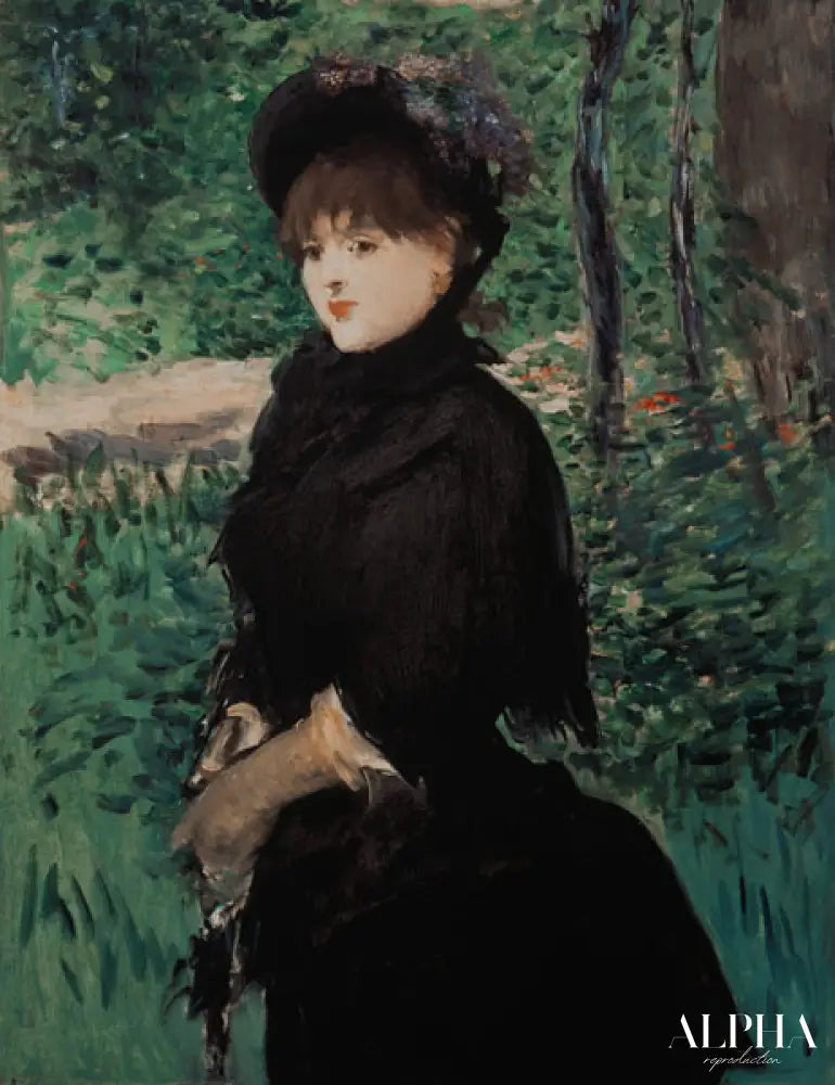 À la promenade - Edouard Manet - Reproductions de tableaux et peintures haut de gamme