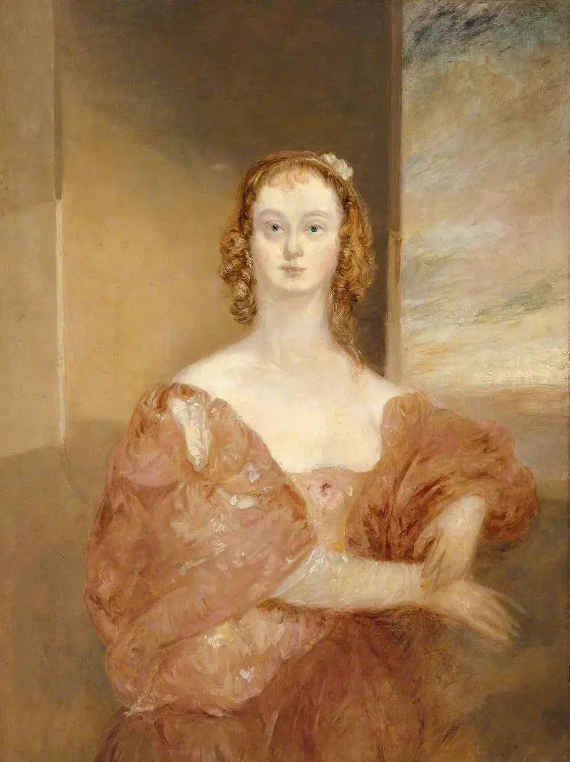 Una dama en un traje de Van Dyck - J. M. W. Turner