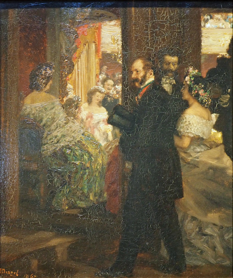 En la Ópera - Adolph von Menzel