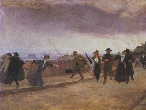 En Montmartre - Jean Béraud