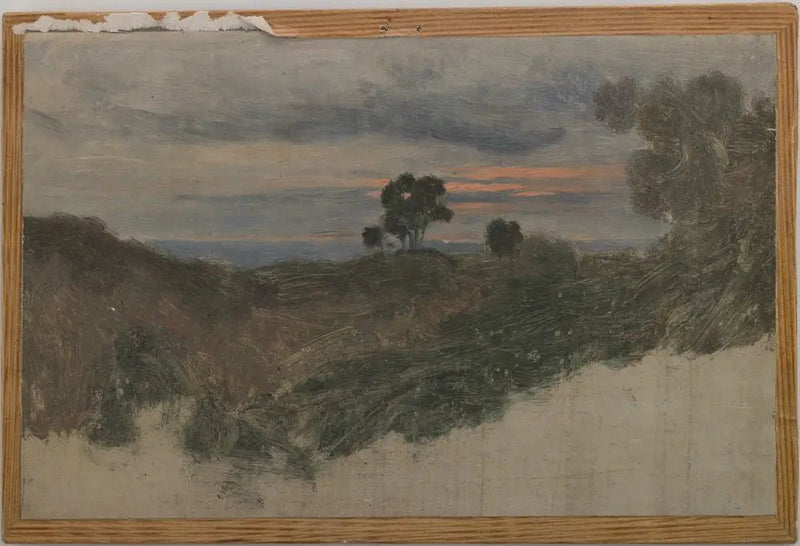 En Olevano cerca de Roma - Jean-Baptiste Camille Corot