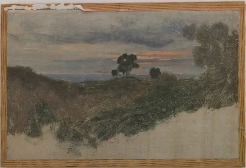 En Olevano cerca de Roma - Jean-Baptiste Camille Corot