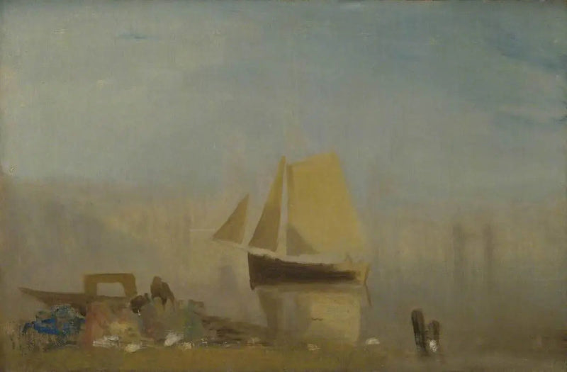 Un Velero en Ruan - J. M. W. Turner