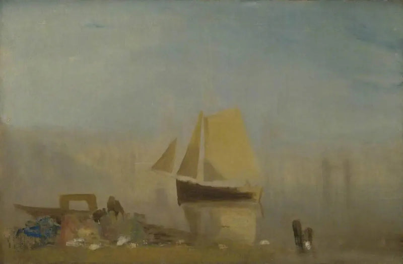 Un Velero en Ruan - J. M. W. Turner