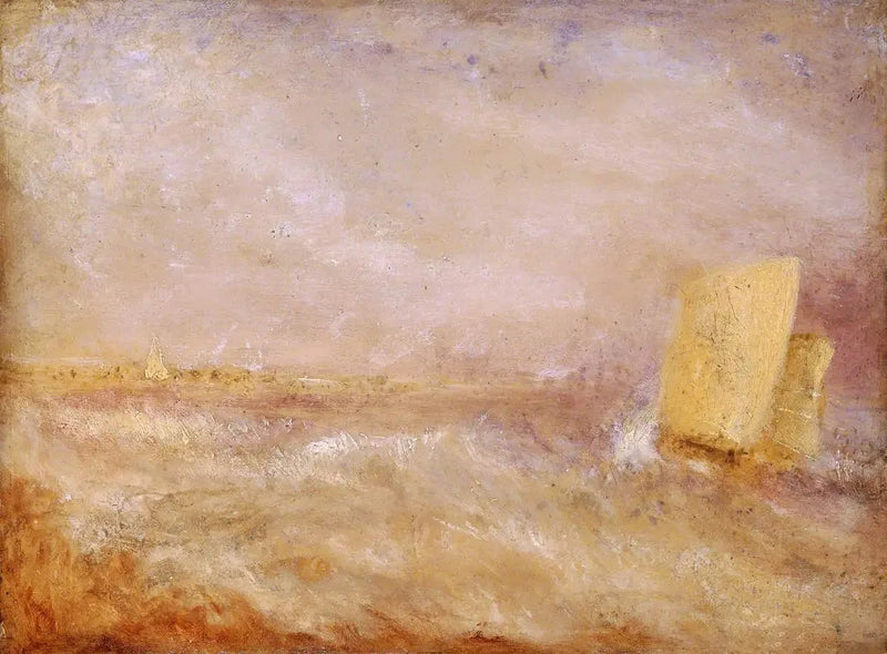 Un barco de vela frente a Deal - J. M. W. Turner