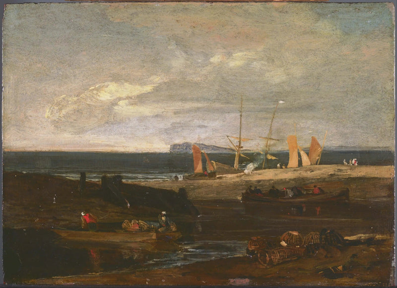 Una escena en la costa inglesa - J. M. W. Turner