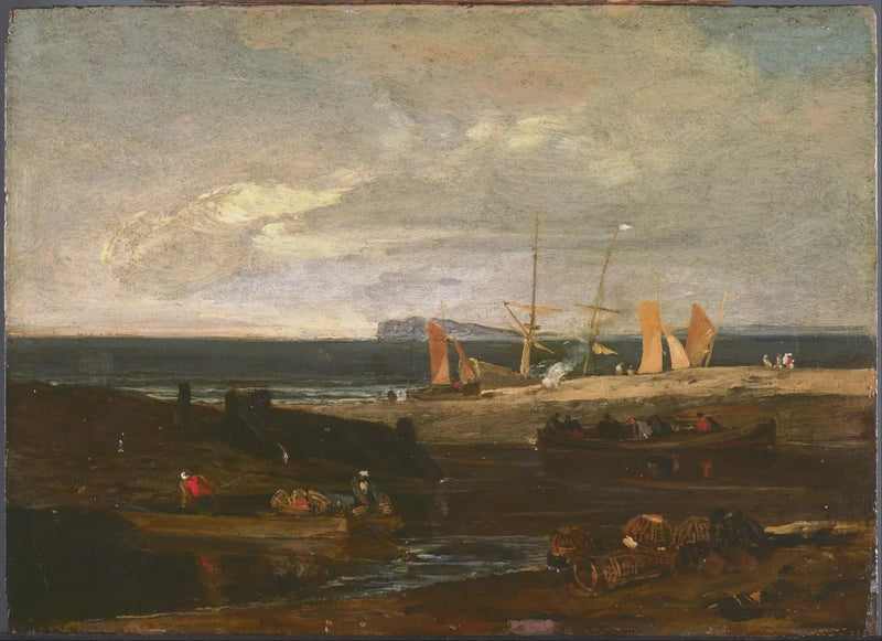 Una escena en la costa inglesa - J. M. W. Turner