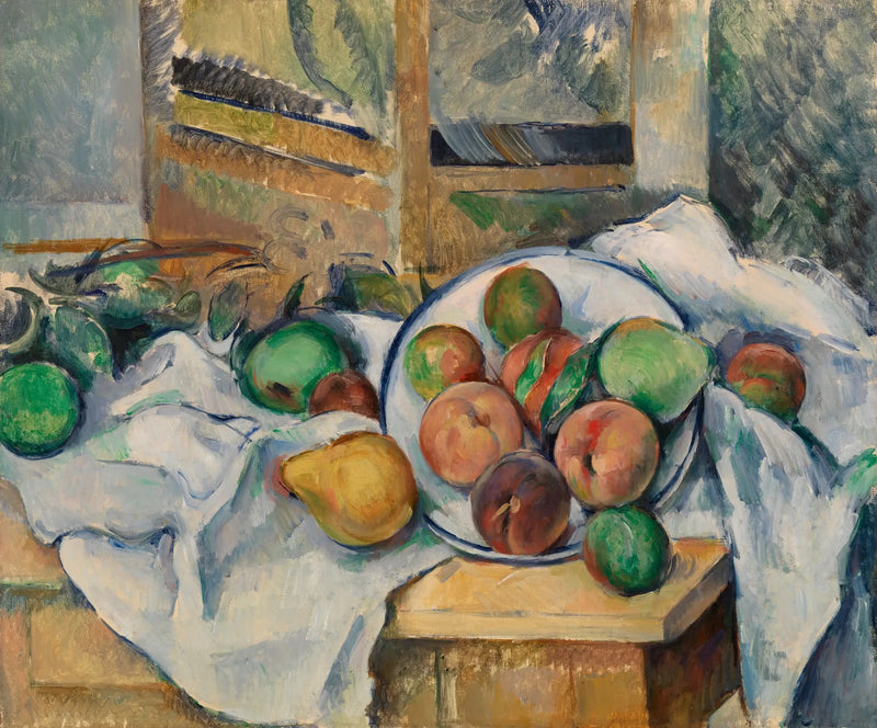 Un rincón de mesa - Paul Cézanne