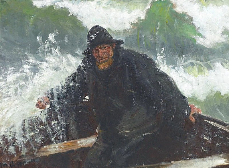 ...a través de las olas. -Michael Peter Ancher