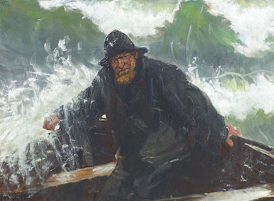 ...a través de las olas. -Michael Peter Ancher