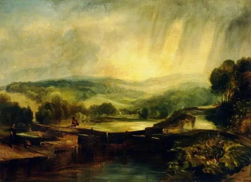 Una Vista sobre el Colne, Moor Park, Hertfordshire - J. M. W. Turner