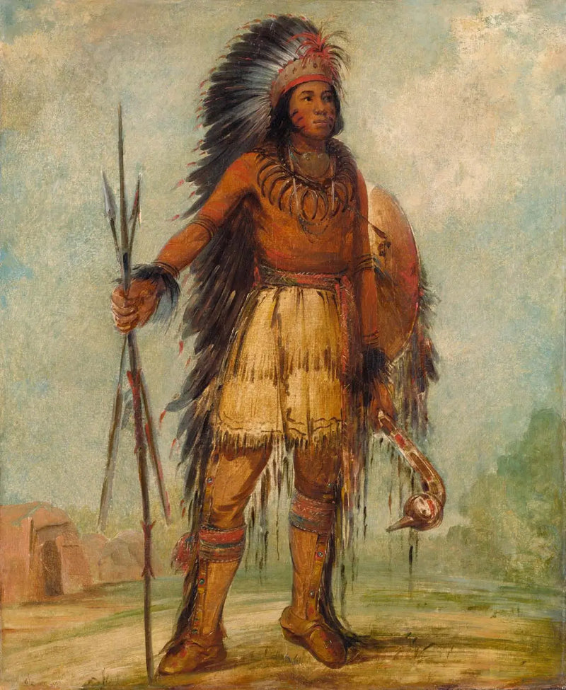 A-wun-ne-wa-be, pájaro del trueno - George Catlin