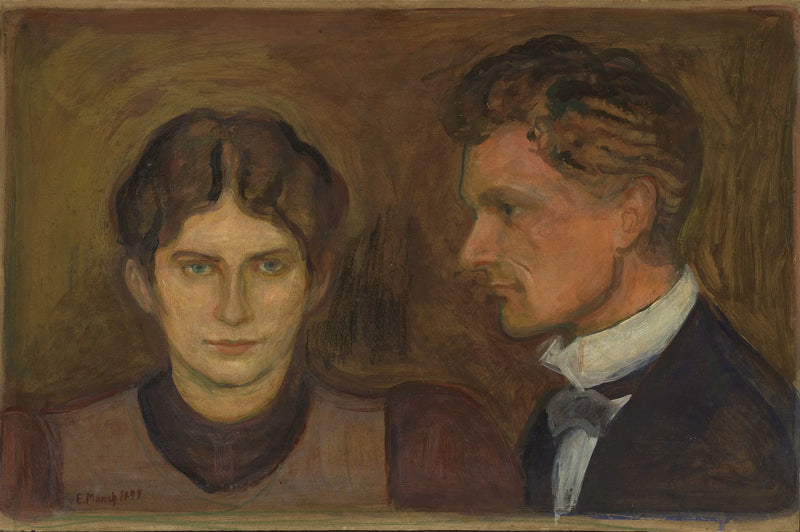 Aase y Harald Nørregaard - Edvard Munch