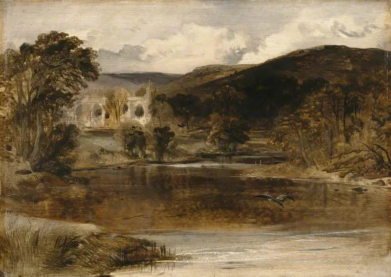 Abbaye de Bolton, Yorkshire - Edwin Henry Landseer image 1 tableau peint à l’huile sur toile
