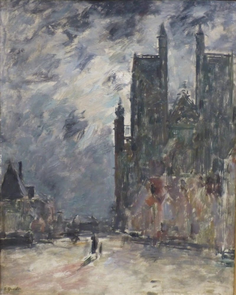 Abbeville. La iglesia de Saint-Vulfran - Eugène Boudin