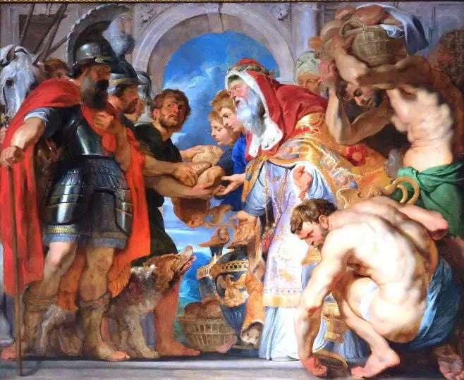 Abraham y Melquisedec - Peter Paul Rubens