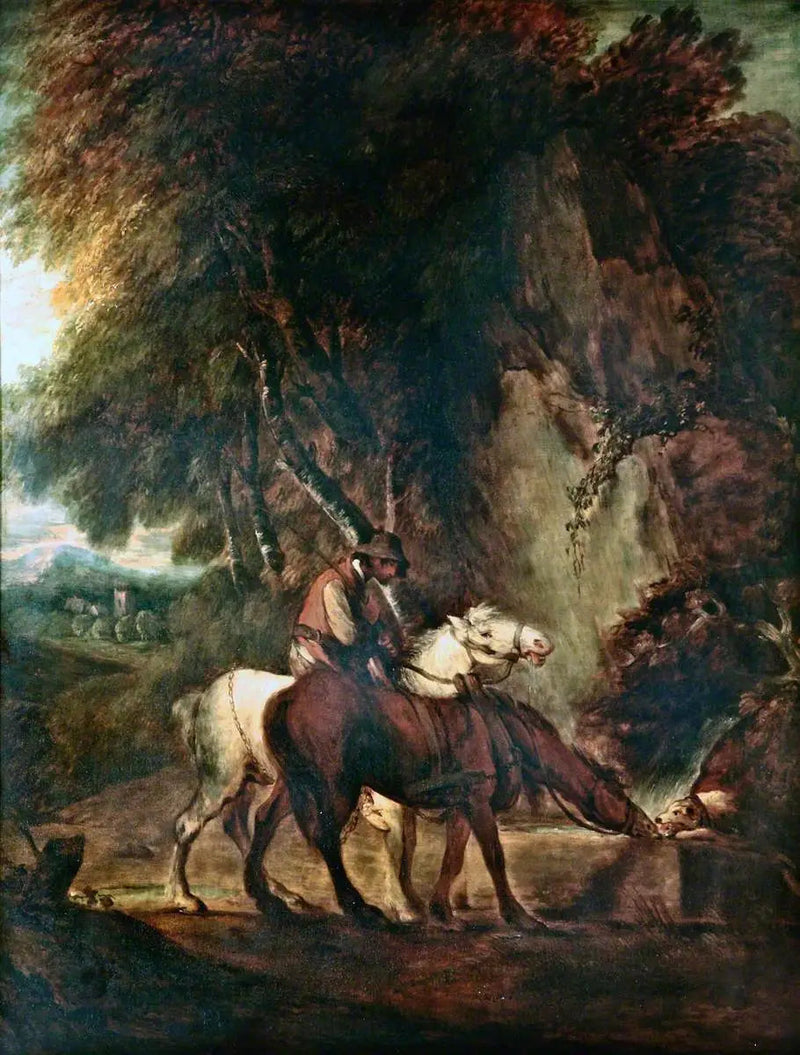 Abrevamiento de caballos - Thomas Gainsborough