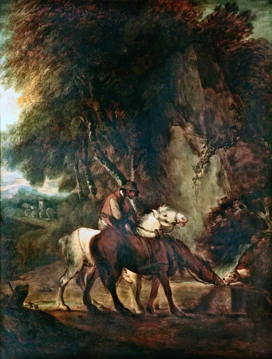 Abrevamiento de caballos - Thomas Gainsborough