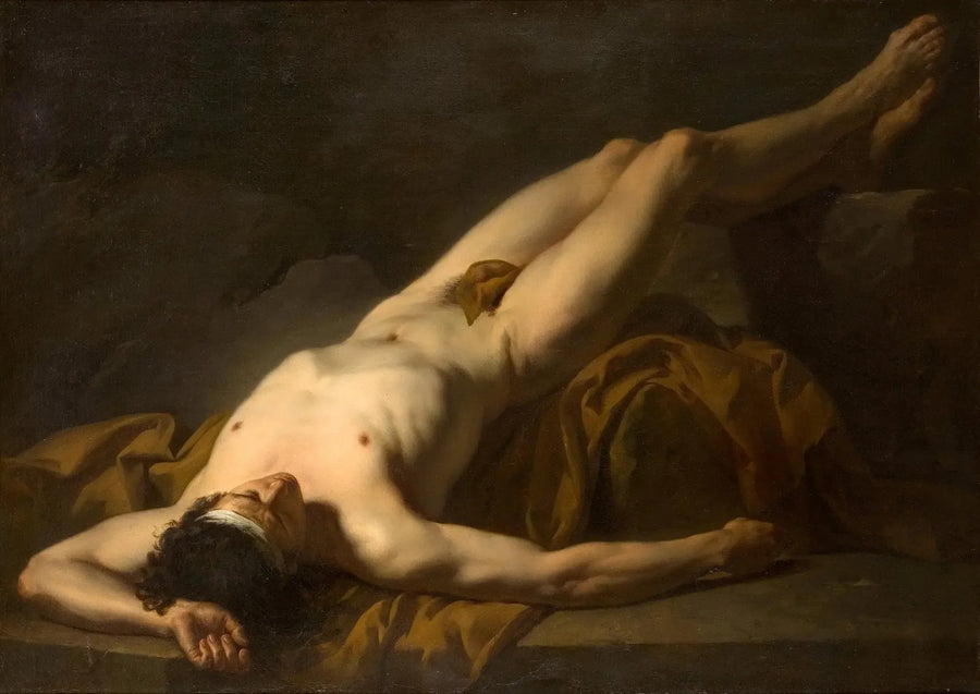 Academia de hombre, Héctor - Jacques-Louis David