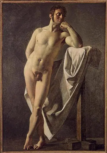 Academia de hombre - Jean-Auguste-Dominique Ingres