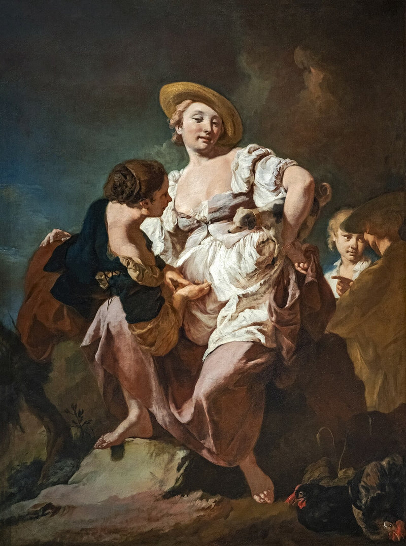 Academia - La Adivina 1740-1745 - Giambattista Piazzetta - Giovanni Battista Piazzetta