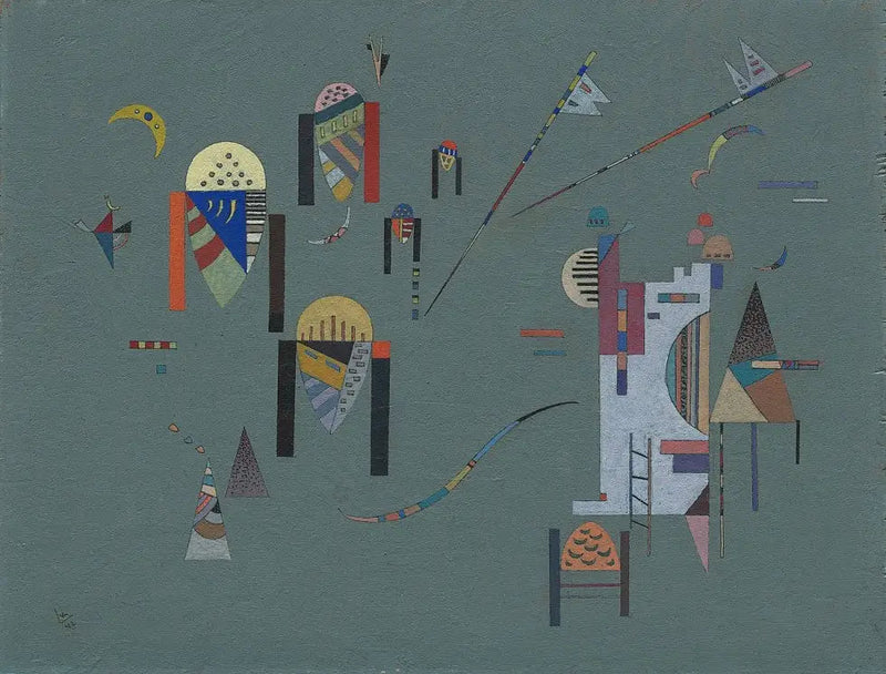 Acentos verticales - Vassily Kandinsky