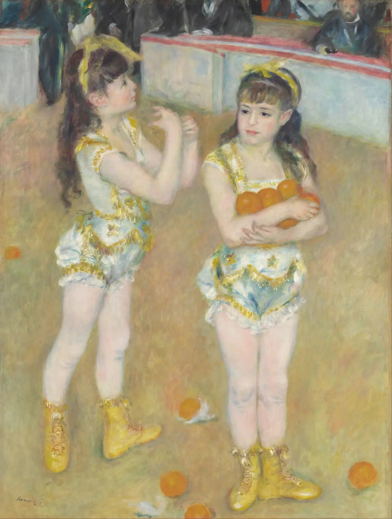 Acróbatas en el Circo Fernando (Francisca y Angelina Wartenberg) - Pierre-Auguste Renoir