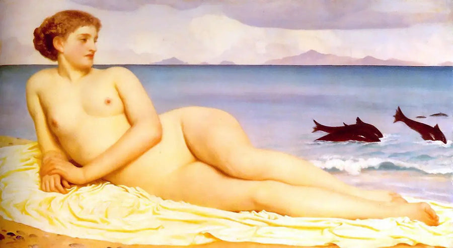 Acacia, ninfa de la orilla - Frederic Leighton