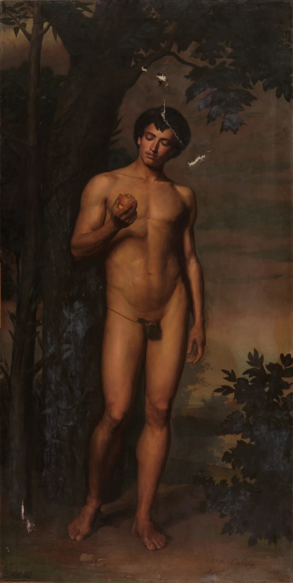 Adam avant de manger le fruit - Juan Antonio Vera Calvo