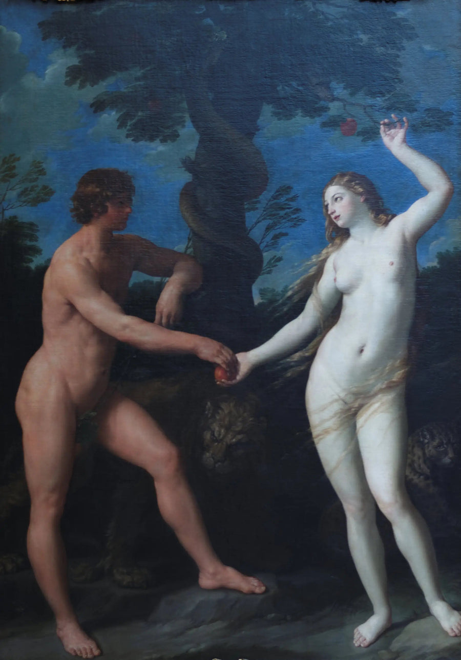Adán y Eva en el Paraíso - Guido Reni