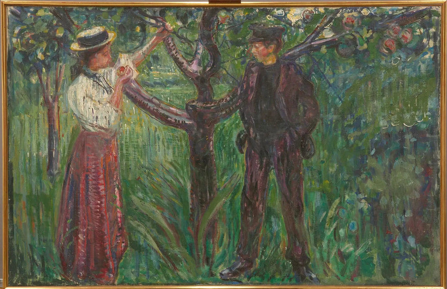 Adán y Eva - Edvard Munch