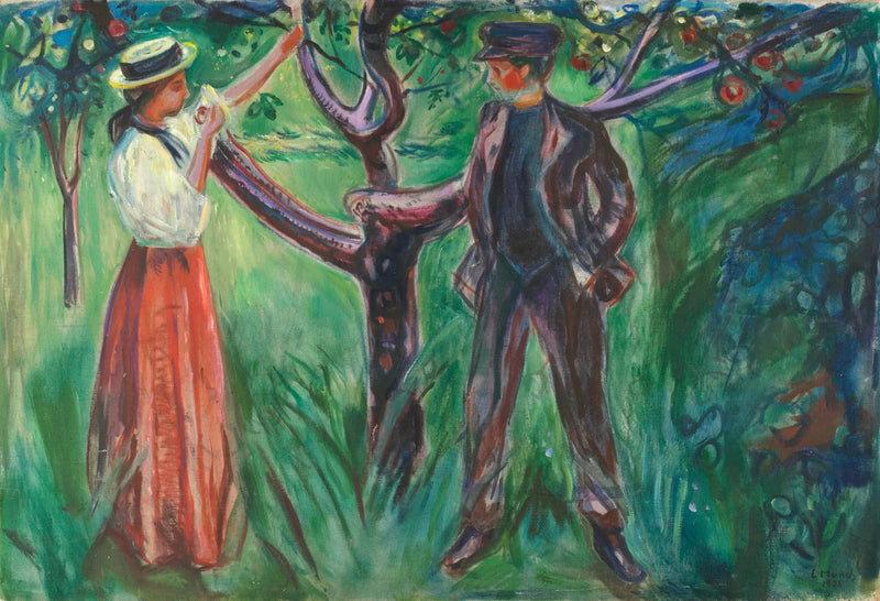 Adán y Eva - Edvard Munch