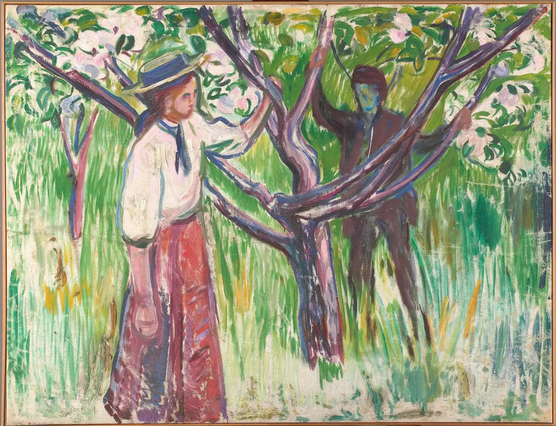 Adán y Eva - Edvard Munch