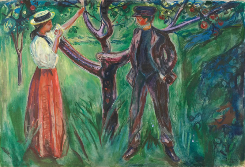 Adán y Eva - Edvard Munch