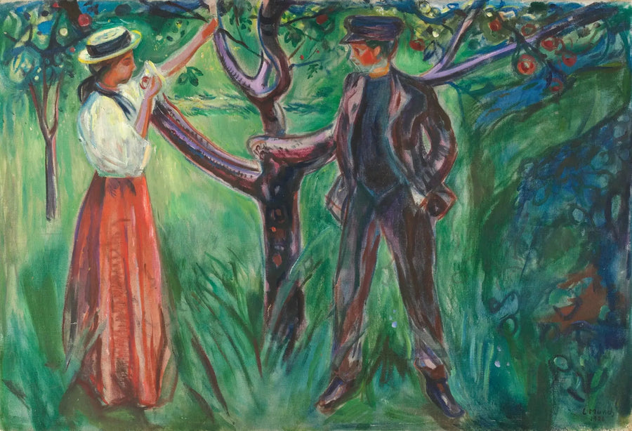 Adán y Eva - Edvard Munch