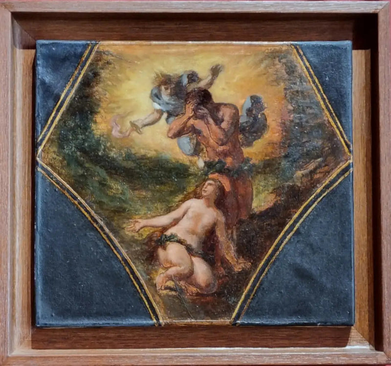 Adán y Eva - Eugène Delacroix