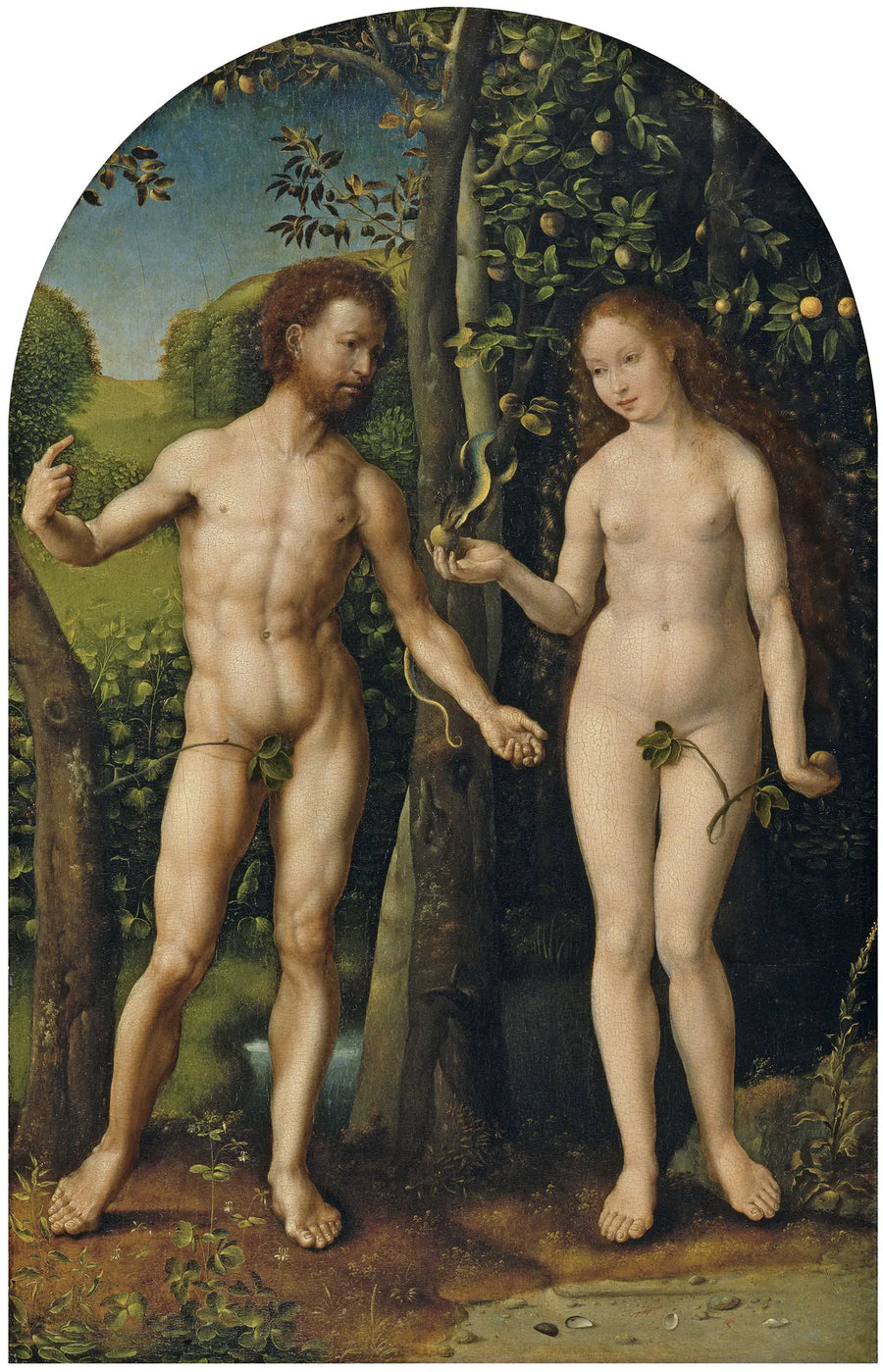 Adán y Eva - Jan Gossaert