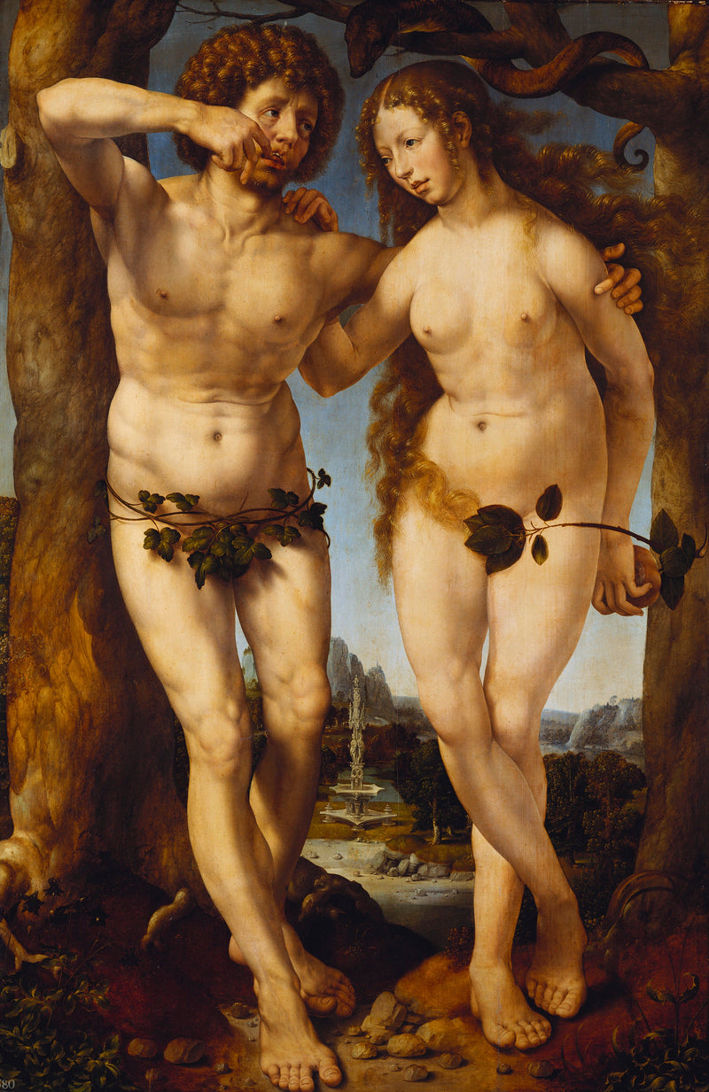 Adán y Eva - Jan Gossaert