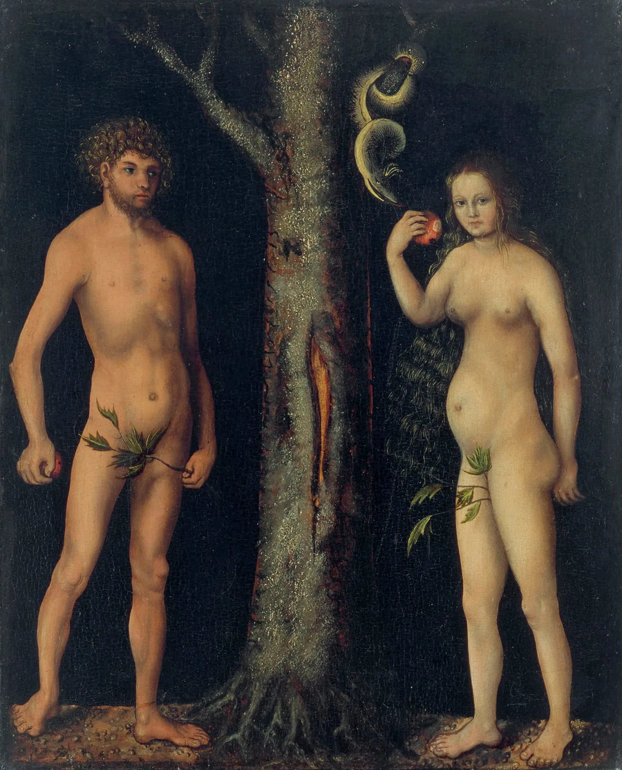 Adán y Eva - Lucas Cranach el Viejo