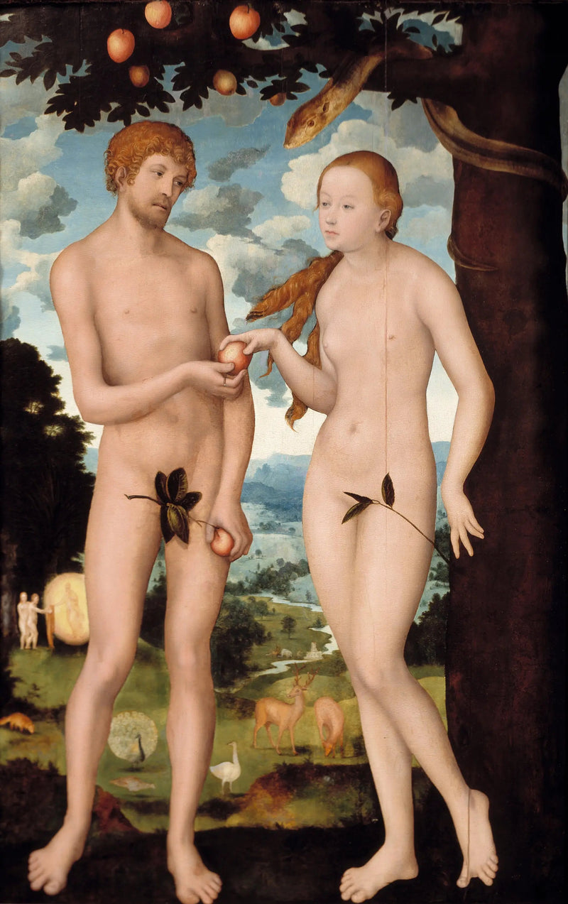 Adán y Eva - Lucas Cranach el Viejo
