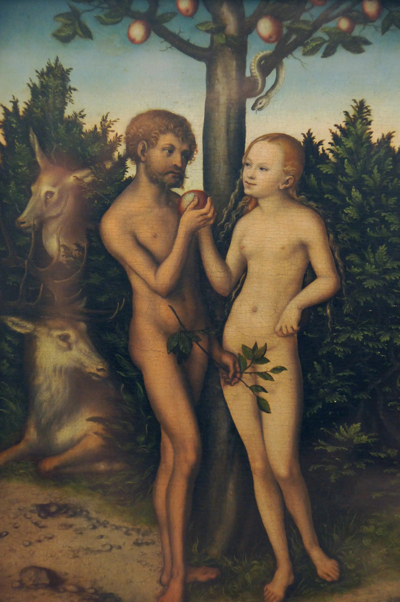 Adán y Eva - Lucas Cranach el Viejo