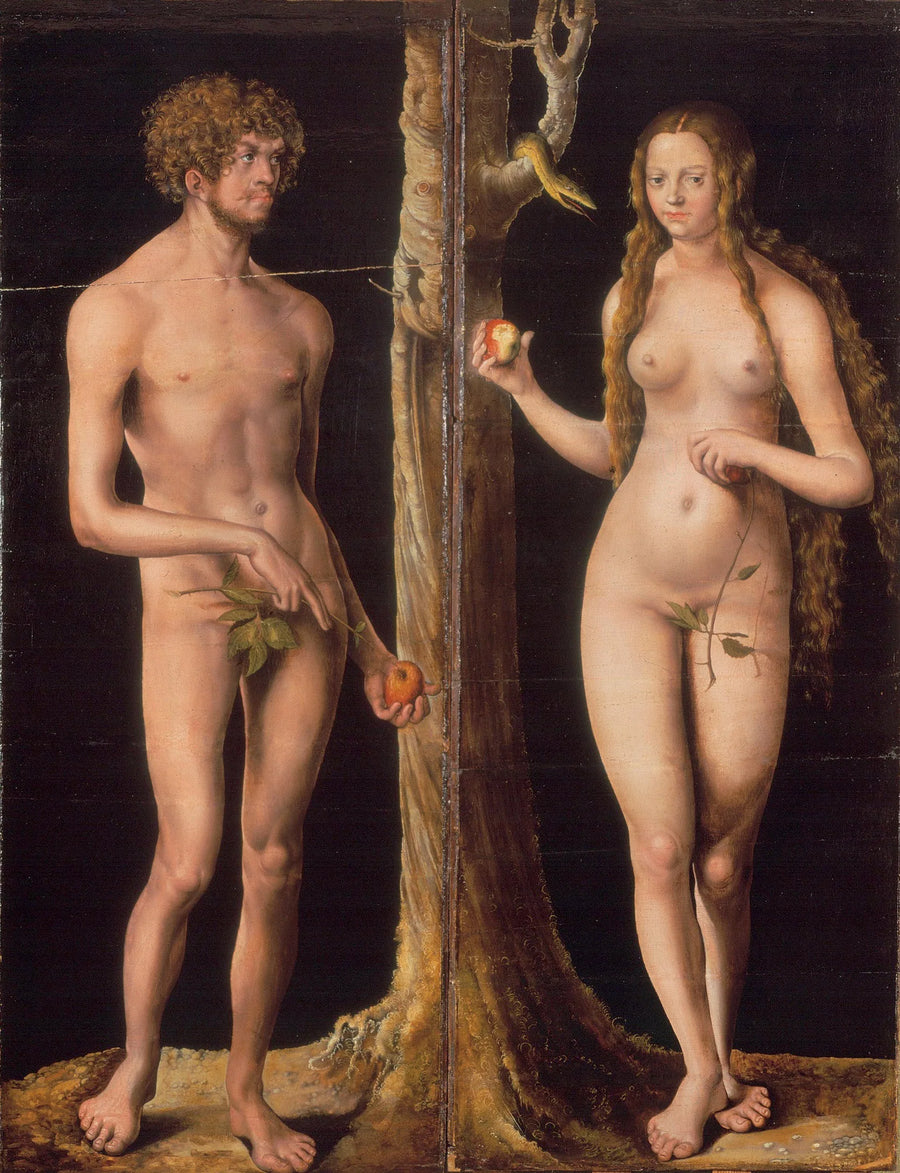 Adán y Eva - Lucas Cranach el Viejo