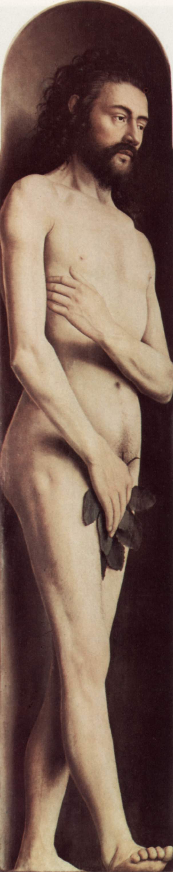 Adam - Hubert van Eyck image 1 reproduction artisanale de tableau
