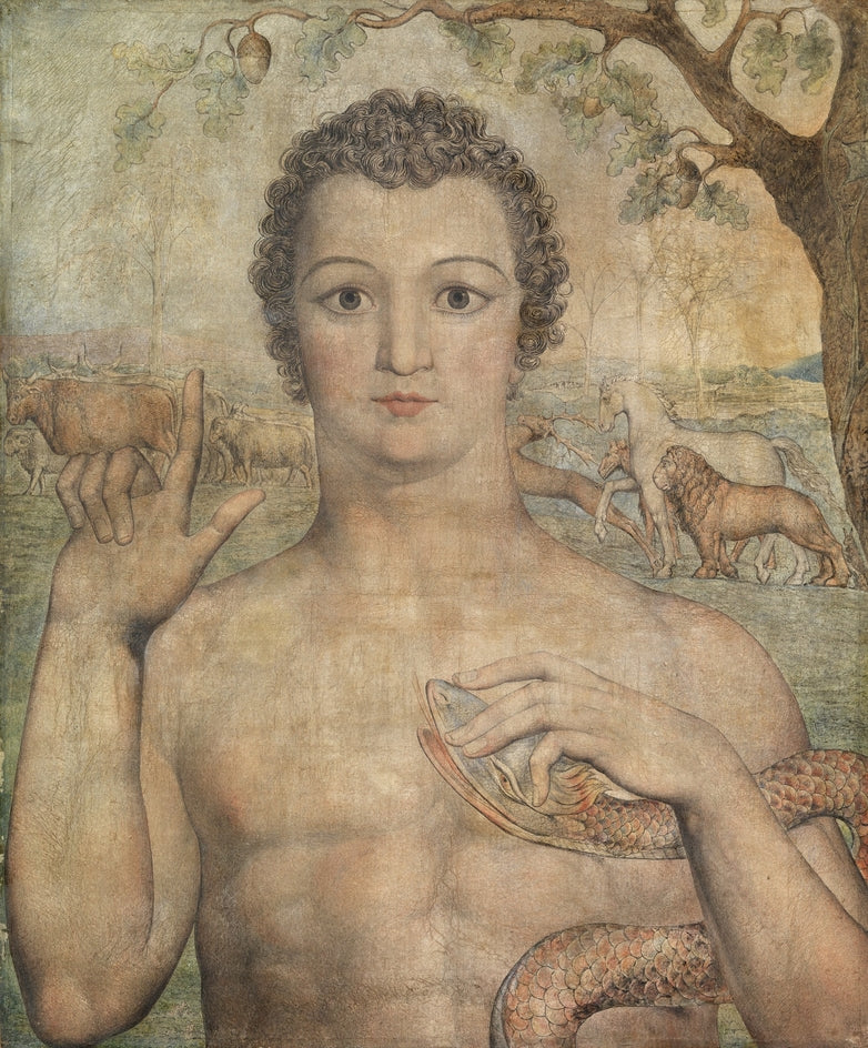 Adam llama a las bestias - William Blake