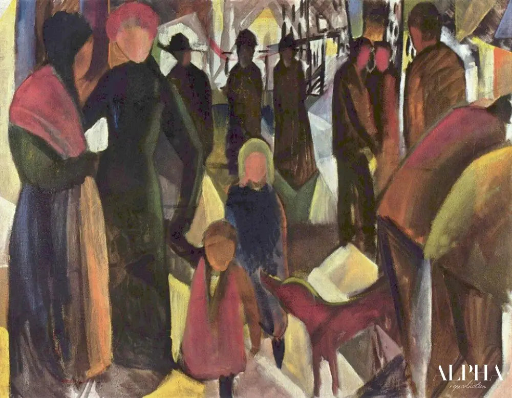 Adieu - August Macke - Reproductions de tableaux et peintures haut de gamme